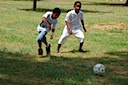 Playing Soccer